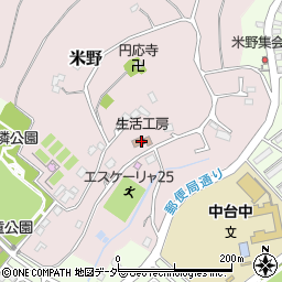 生活工房周辺の地図