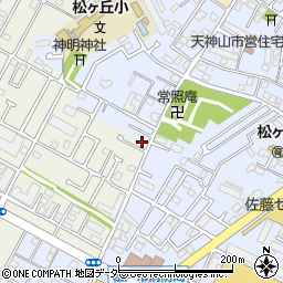 千葉県松戸市胡録台104周辺の地図