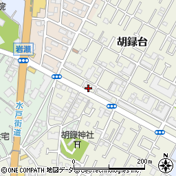 千葉県松戸市胡録台199-2周辺の地図