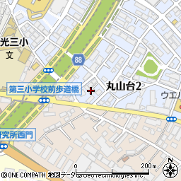 埼玉県和光市丸山台2丁目28周辺の地図