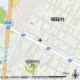 千葉県松戸市胡録台199周辺の地図