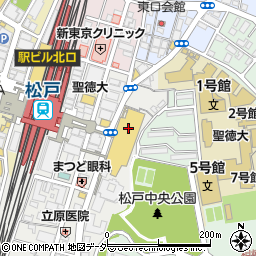 カラダファクトリープラーレ松戸店周辺の地図