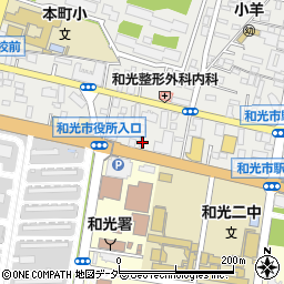 埼玉県和光市本町23-8周辺の地図
