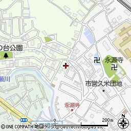 埼玉県所沢市久米1372-5周辺の地図