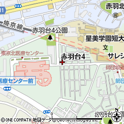 ゆりの木薬局　赤羽台店周辺の地図