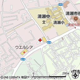 ＪＡ東京みらい清瀬指導経済センター周辺の地図
