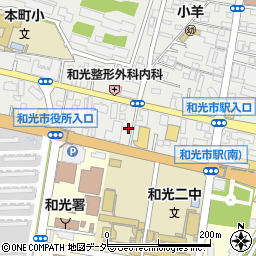 埼玉県和光市本町23-2周辺の地図
