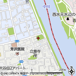 中川防災公園周辺の地図