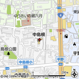 東京都足立区島根2丁目周辺の地図