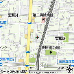 東京都足立区栗原4丁目10-8周辺の地図