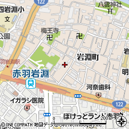 東京都北区岩淵町32-27周辺の地図