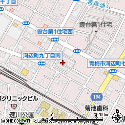 公社霞台第１住宅周辺の地図