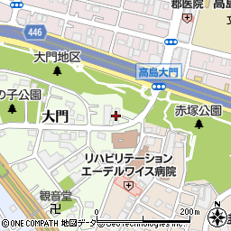セザール赤塚公園周辺の地図