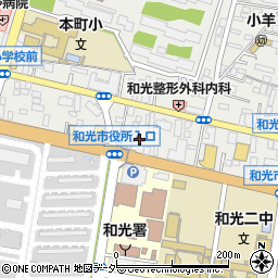 埼玉県和光市本町23-14周辺の地図