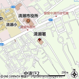 東京消防庁清瀬消防署周辺の地図