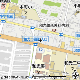 埼玉県和光市本町23-15周辺の地図