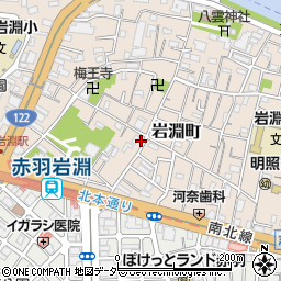東京都北区岩淵町32-26周辺の地図