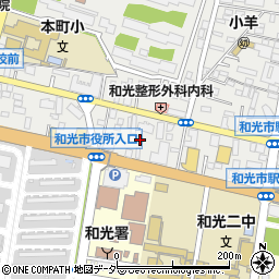 埼玉県和光市本町23-9周辺の地図