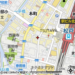 ベローチェ松戸店周辺の地図