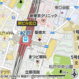 千葉県松戸市松戸1176周辺の地図