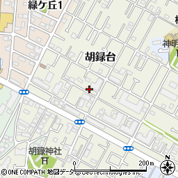 千葉県松戸市胡録台140周辺の地図