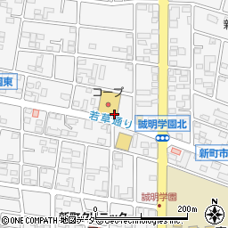 キングドライ株式会社　コープ新町店周辺の地図
