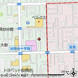 千葉県松戸市松飛台200-7周辺の地図