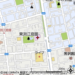 足立区立郷土博物館周辺の地図