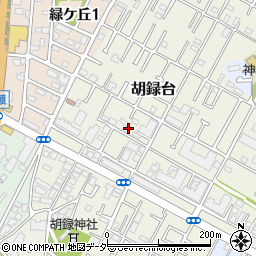 千葉県松戸市胡録台143-9周辺の地図