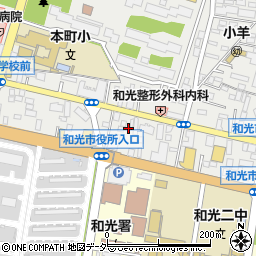 埼玉県和光市本町23-40周辺の地図