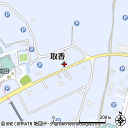 すき家成田取香店周辺の地図