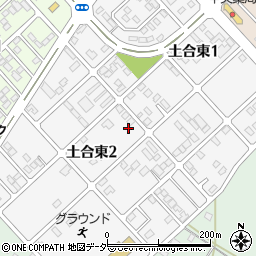 茨城県神栖市土合東周辺の地図