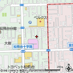 千葉県松戸市松飛台201-15周辺の地図