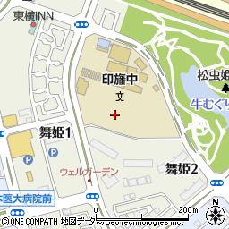 千葉県印西市舞姫周辺の地図