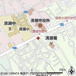 ドミノ・ピザ　清瀬市役所前店周辺の地図