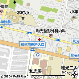 埼玉県和光市本町23-41周辺の地図