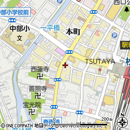 はんこ屋さん２１松戸店周辺の地図