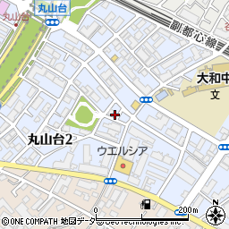 埼玉県和光市丸山台2丁目17-4周辺の地図