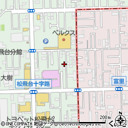 千葉県松戸市松飛台200-8周辺の地図