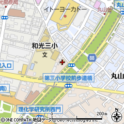 ファミリーマート和光中央店周辺の地図
