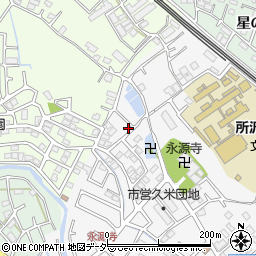埼玉県所沢市久米1326-19周辺の地図