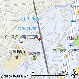 松戸市　粗大ごみ受付センター周辺の地図