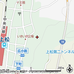 長野県木曽郡上松町本町通り周辺の地図