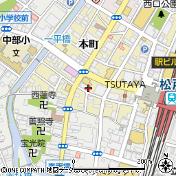 大勝 松戸店周辺の地図