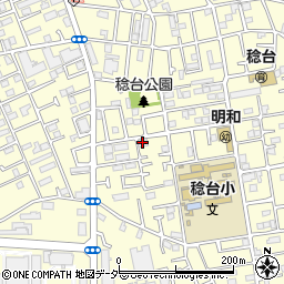 竹生荘周辺の地図