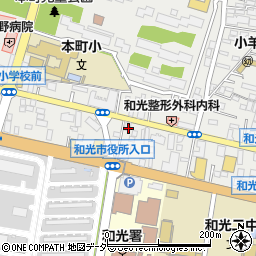 埼玉県和光市本町23-36周辺の地図