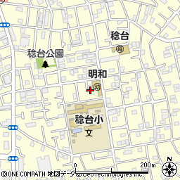 千葉県松戸市稔台2丁目35周辺の地図