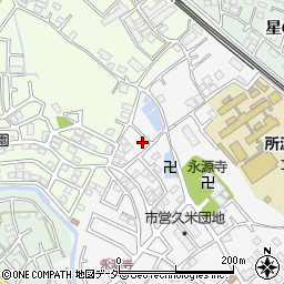 埼玉県所沢市久米1326-18周辺の地図