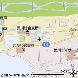 市営武川団地周辺の地図