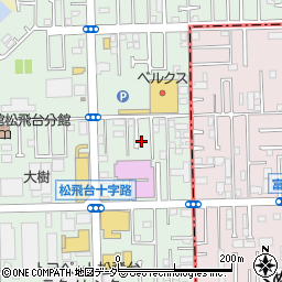 千葉県松戸市松飛台202-11周辺の地図